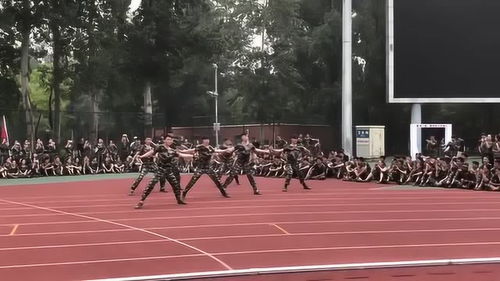 北京体育大学新生军训,小哥哥操场表演拉丁舞,太燃了 