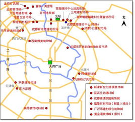 四川省成都市有哪些建材市场 请赐详细地址以及乘车路线。