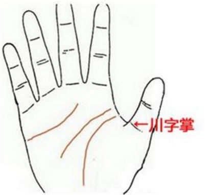 关于手相 川字纹的说法