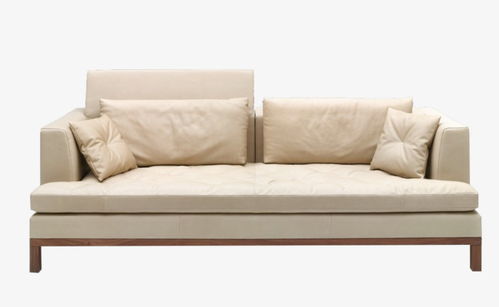 白色木质沙发