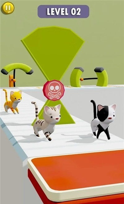 猫咪障碍赛3D游戏下载 猫咪障碍赛3D游戏最新安卓版 v0.3 超能街机 