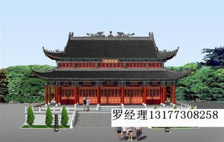 西安寺庙规划大雄宝殿设计庙宇大殿施工