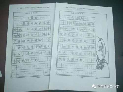 扎实开展课题研究 夯实写字习惯培养 我校 小学生良好写字习惯的培养 课题组进行阶段性写字比赛 