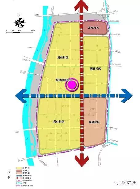 重磅 宿豫中心片区最新规划图出炉 你家门口将建成这样 