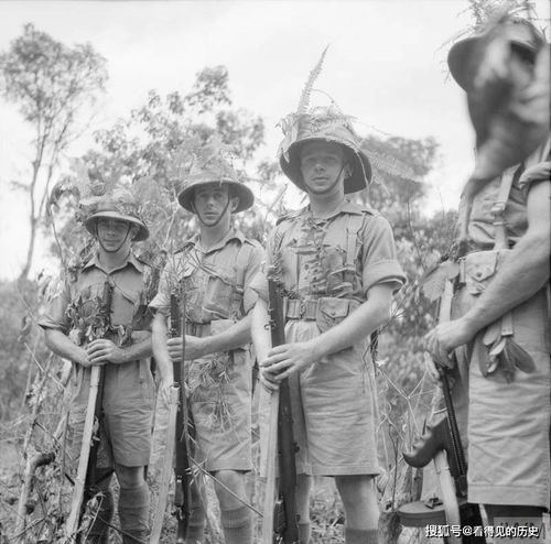 二战老照片 1941年马来西亚的英国士兵