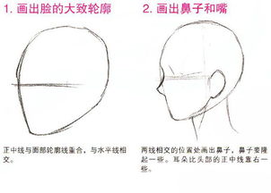 动漫人物侧面的画法技巧