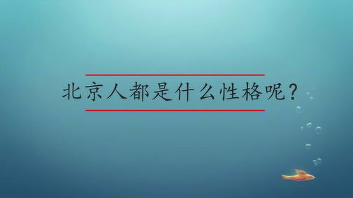 北京人都是什么性格呢 