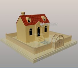玩具房屋设计模型