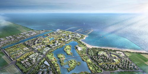 上海建工中标盐城滨海港港城启动区项目 投资额超百亿