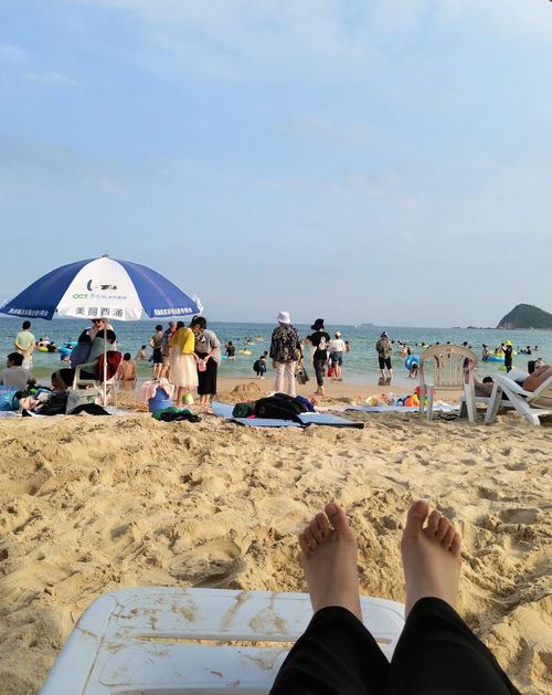 旅游风光分享 深圳 西涌沙滩 