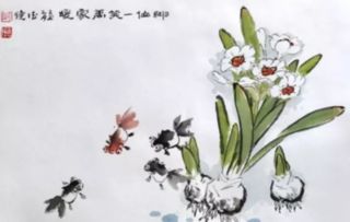 春节关于水仙花的诗句