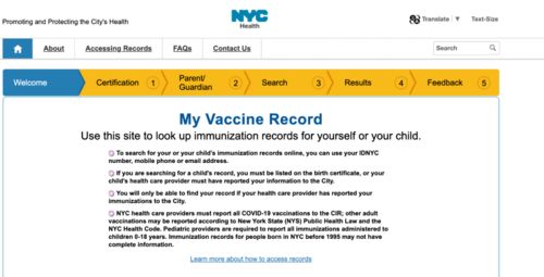 1帖Get 纽约今起要求室内出示疫苗卡, 3种方式,丢失补办看这里