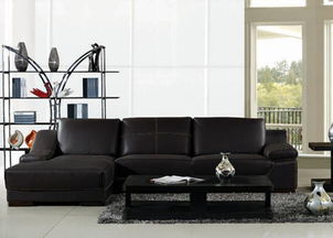 黑色沙发客厅效果图 黑色沙发搭配方案