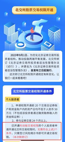 券商开放北交所权限，400万投资者可一键入场