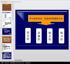 学习技术形成技能的方法ppt模板素材免费下载 红动网 