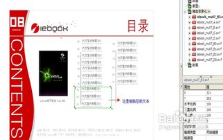 iebook电子杂志模板目录的编辑方法 