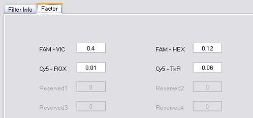 定量PCR里面FAM ROX HEX CY5检测通道的发射光和接受光谱是多少 