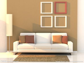 米黄墙白色家具中式水曲柳色门配什么颜色沙发和床帘 