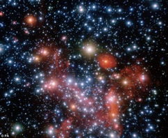 科学家首次拍到2万光年外黑洞内彩色喷射流