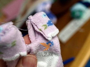 可爱的袜子制作小猫咪DIY教程 