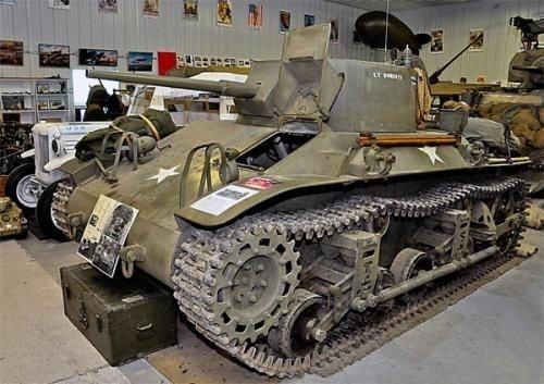 二战美军M 22 蝗虫 坦克 空降坦克的鼻祖,开一代先河