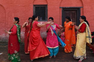 尼泊尔女性庆祝 女人节