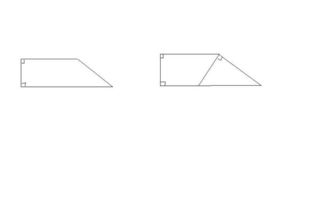 怎样在一个直角梯形里画一条线段使它增加2个角