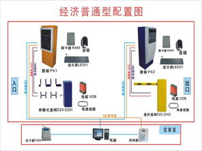 自动倒闸原理图(停车场自动抬杆系统电控接线图)