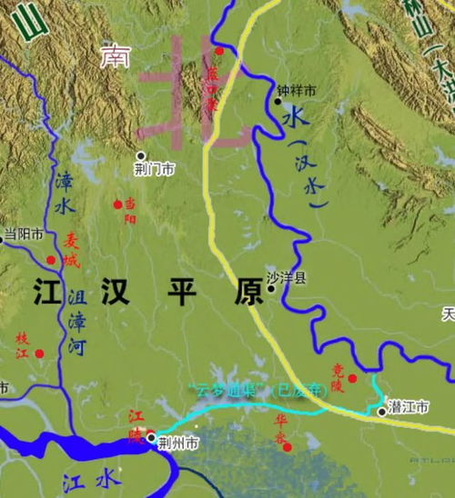 地缘详解关羽北伐 襄樊之战 进军路线