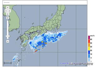 灾难不断 台风浣熊云系开始笼罩日本南部,又一波暴雨要来了