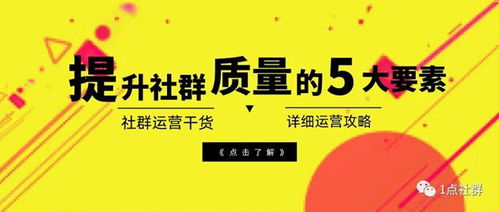 社群运营 优质社群所具备的5大要素,提升你的社群质量