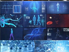 医疗医学生物科研DNA细胞基因链视频