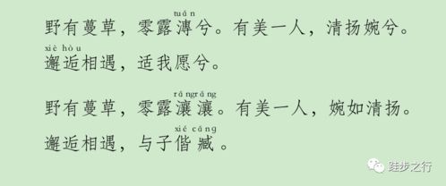 诗经 中的婚姻家庭 第一幕 相识 共6首