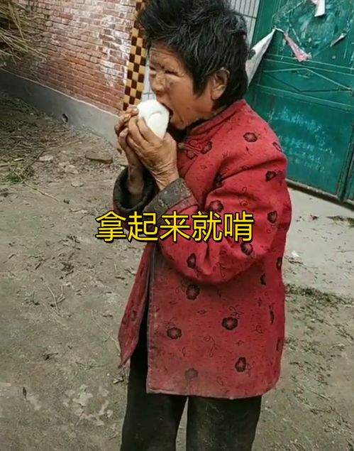 河南老人捡地上东西吃,无儿无女全靠亲戚送饭,村民 感觉很心酸