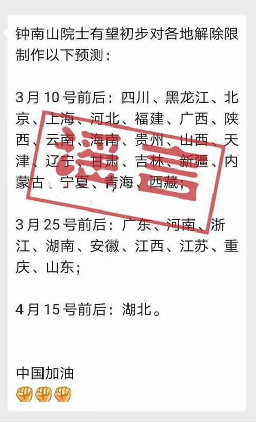 注意啦 各地初步 解禁 时间来了 结果