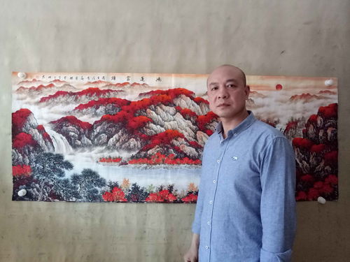 当代风水画家李林宏,画中风水寓意详解 