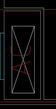 cad建筑图上有一个方框画有2条斜线并写有AC是什么意思 