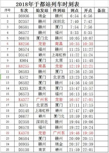 重磅 新的暑运图列车时刻表明天实行 去广州的列车增加啦 