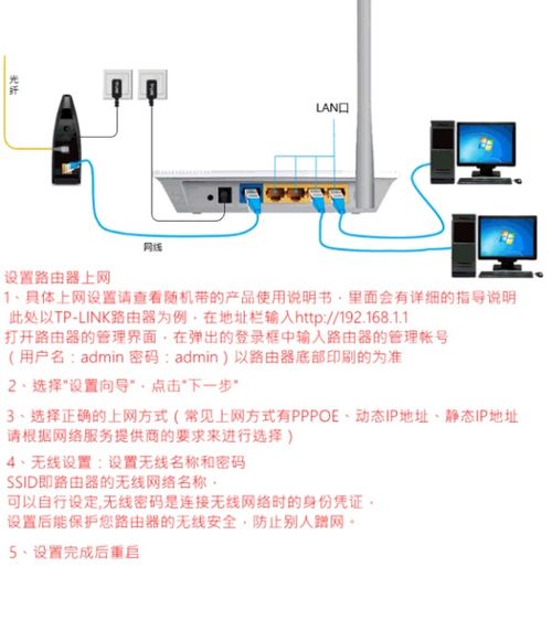 中国电信光猫如何连接2台电脑同时上网 