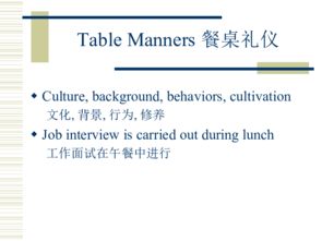 中国和西方餐桌礼仪文化差异和分析