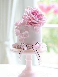 翻糖蛋糕 粉色系 婚礼 生日蛋糕 美食
