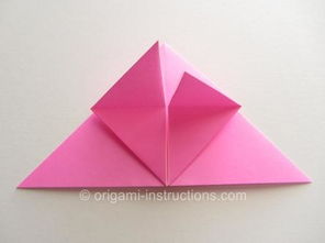 简单旋转折纸玫瑰折纸实拍教程 