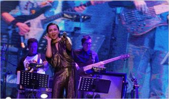 蔡健雅开唱五棵松 北京掀起迷幻电子风