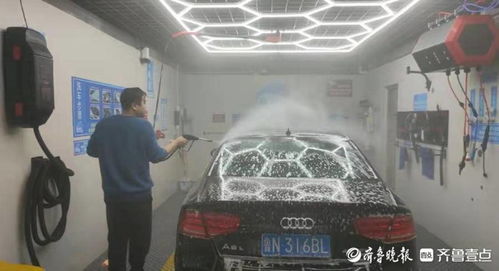 6元就能洗车 记者体验德州共享自助洗车店,来看答案