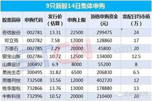 新股申购股数