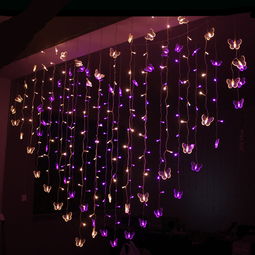 LED爱心形彩灯闪灯满天星串灯创意婚房布置生日浪漫求婚装饰 