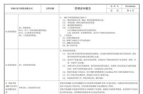 新版三体系融合管理评审报告案例,双模版直接用