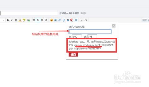如何在论坛发帖时插入视频