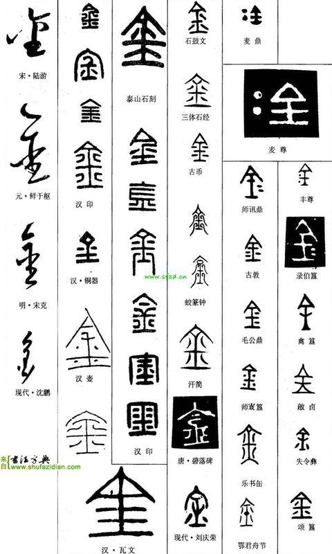 金字属于哪种造字法 