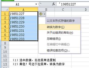 怎样将Excel表格中19851227的形式的出生年月日修改为1985年12月27日 